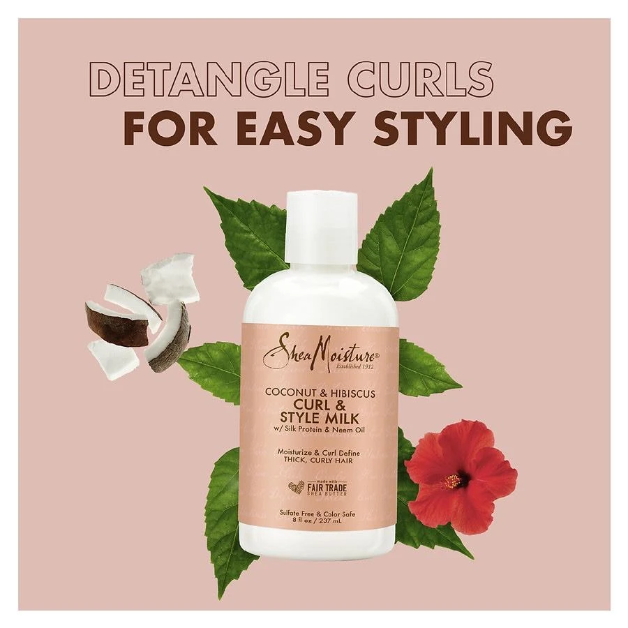 商品SheaMoisture|Curl and Style Milk Coconut and Hibiscus,价格¥93,第5张图片详细描述