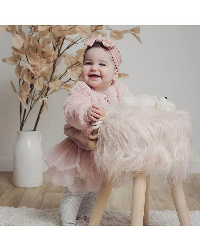 商品Miniclasix|Girls' Faux Fur Jacket, Tutu Top & Leggings Set - Baby,价格¥550,第5张图片详细描述