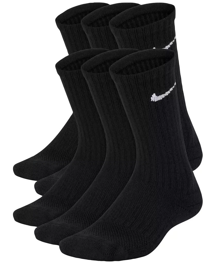 商品NIKE|Big Kids' Cushioned Crew Socks, 6 Pairs,价格¥171,第1张图片