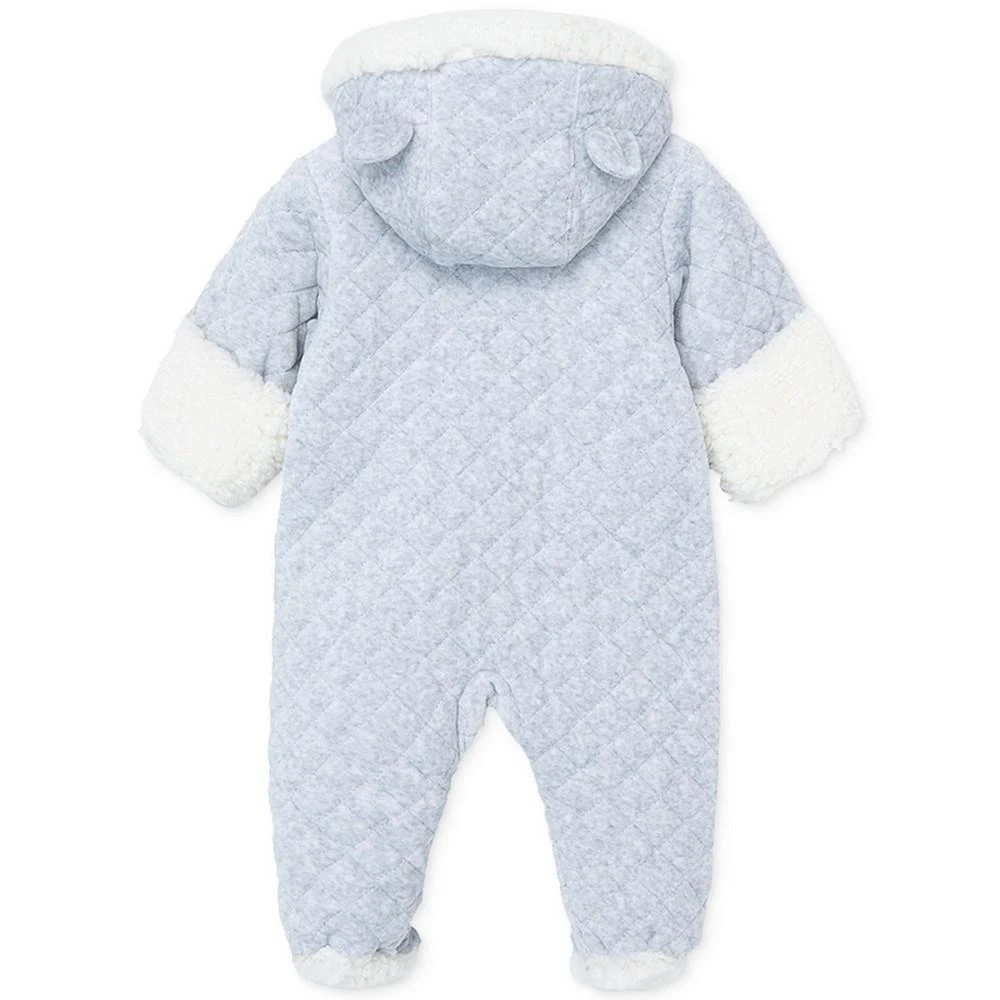 商品Little Me|Baby Bear Quilted Velour Snowsuit,价格¥432,第2张图片详细描述