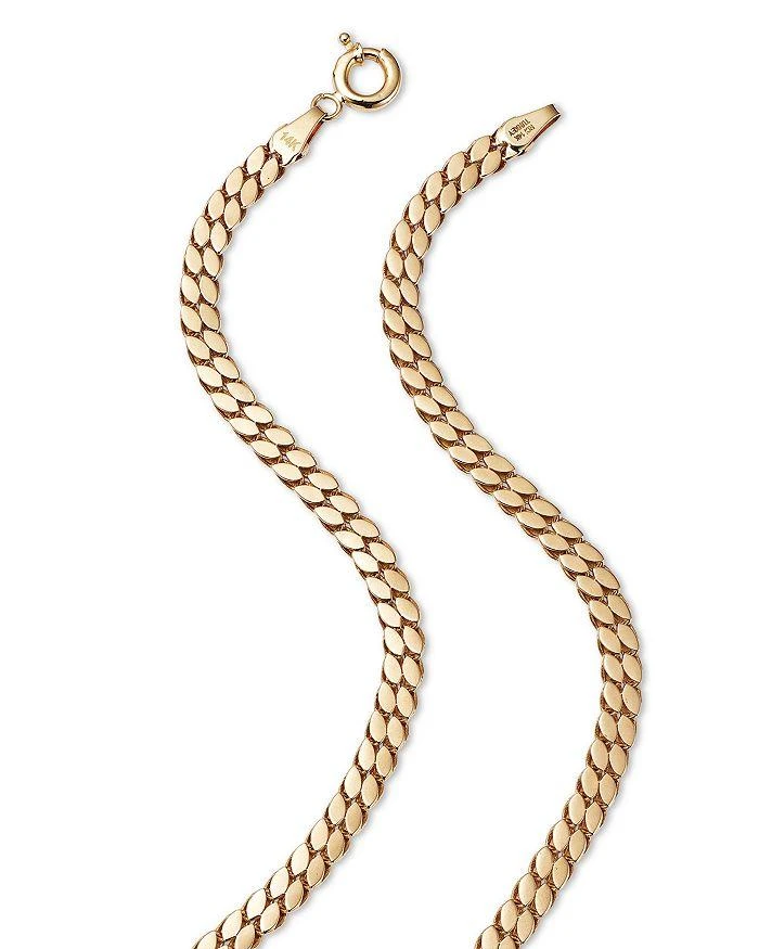 商品Alberto Amati|14K Yellow Gold Emerald Eye Panther Collar Necklace, 17",价格¥23753,第4张图片详细描述