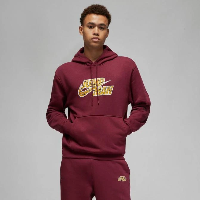 商品Jordan|Men's Jordan Flight MVP Jumpman Fleece Pullover Hoodie,价格¥636,第1张图片