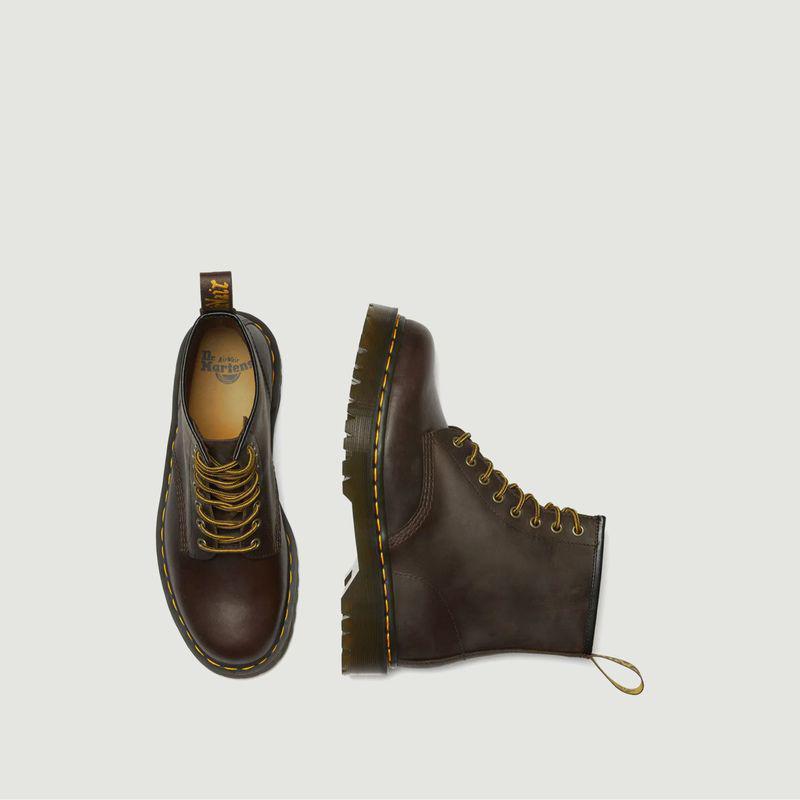 商品Dr. Martens|Leather lace-up boots 1460 Bex Dark brown crazy horse Dr. Martens,价格¥1564,第6张图片详细描述