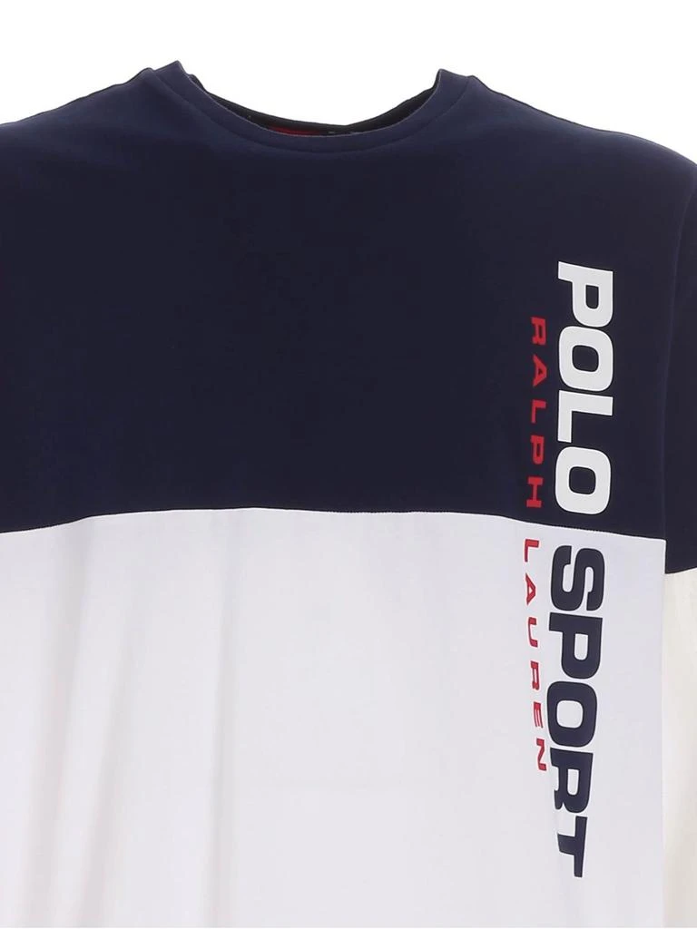 商品Ralph Lauren|Polo Ralph Lauren Logo Print Panelled T-Shirt,价格¥582,第3张图片详细描述