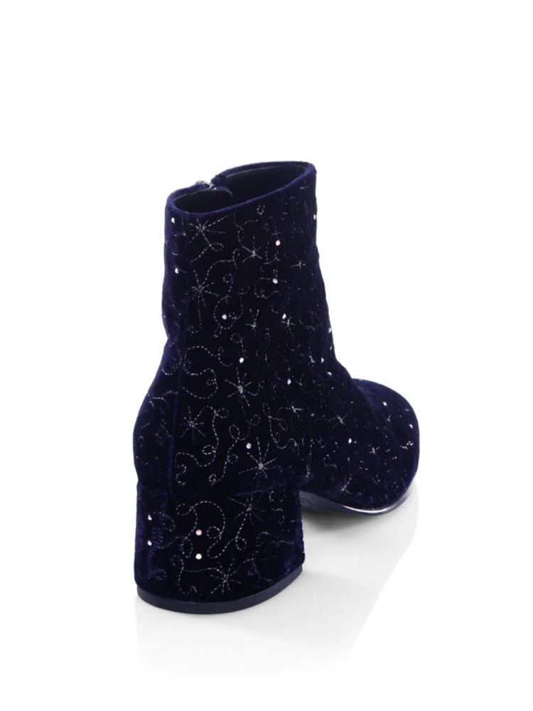 商品Ash|Diamond Velvet Booties,价格¥720,第2张图片详细描述