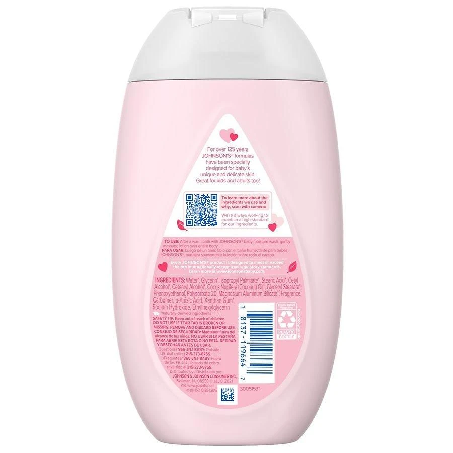 商品Johnson's Baby|Moisturizing Pink Baby Lotion With Coconut Oil,价格¥59,第3张图片详细描述