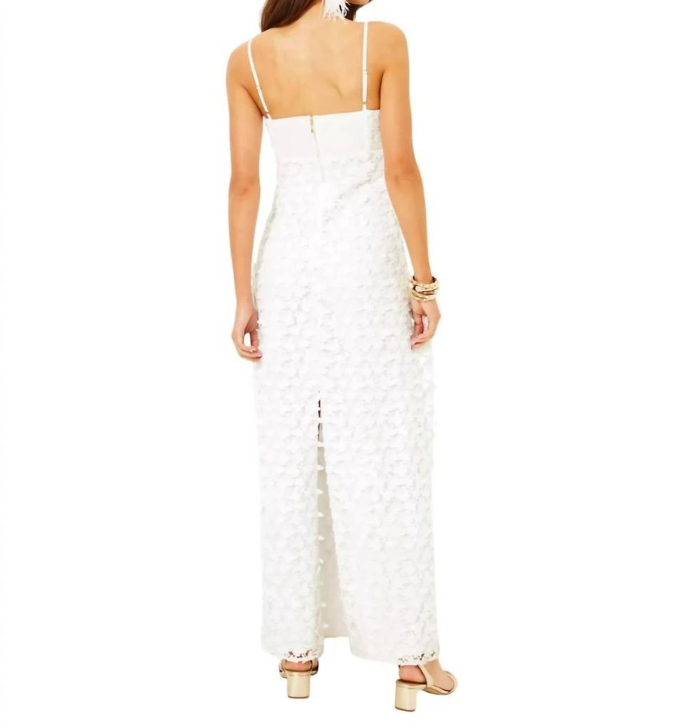 商品Lilly Pulitzer|Gillian Lace Maxi Slip Dress In White,价格¥1575,第2张图片详细描述