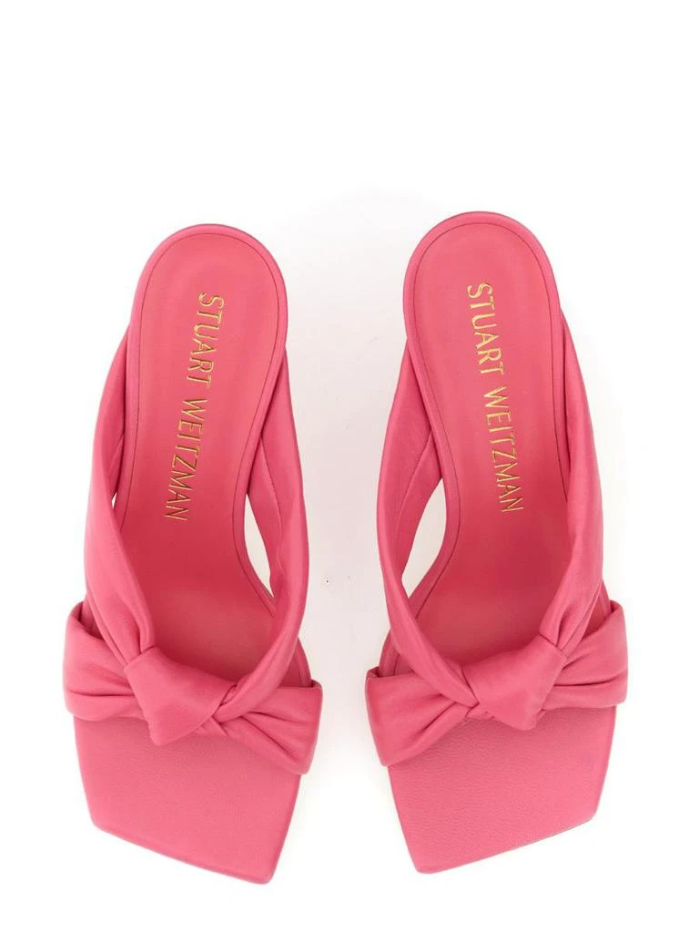 商品Stuart Weitzman|STUART WEITZMAN SANDAL WITH BOW,价格¥2281,第4张图片详细描述