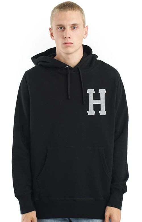 商品Crocs|Classic H 3M Applique Pullover Hoodie - Black,价格¥399,第1张图片