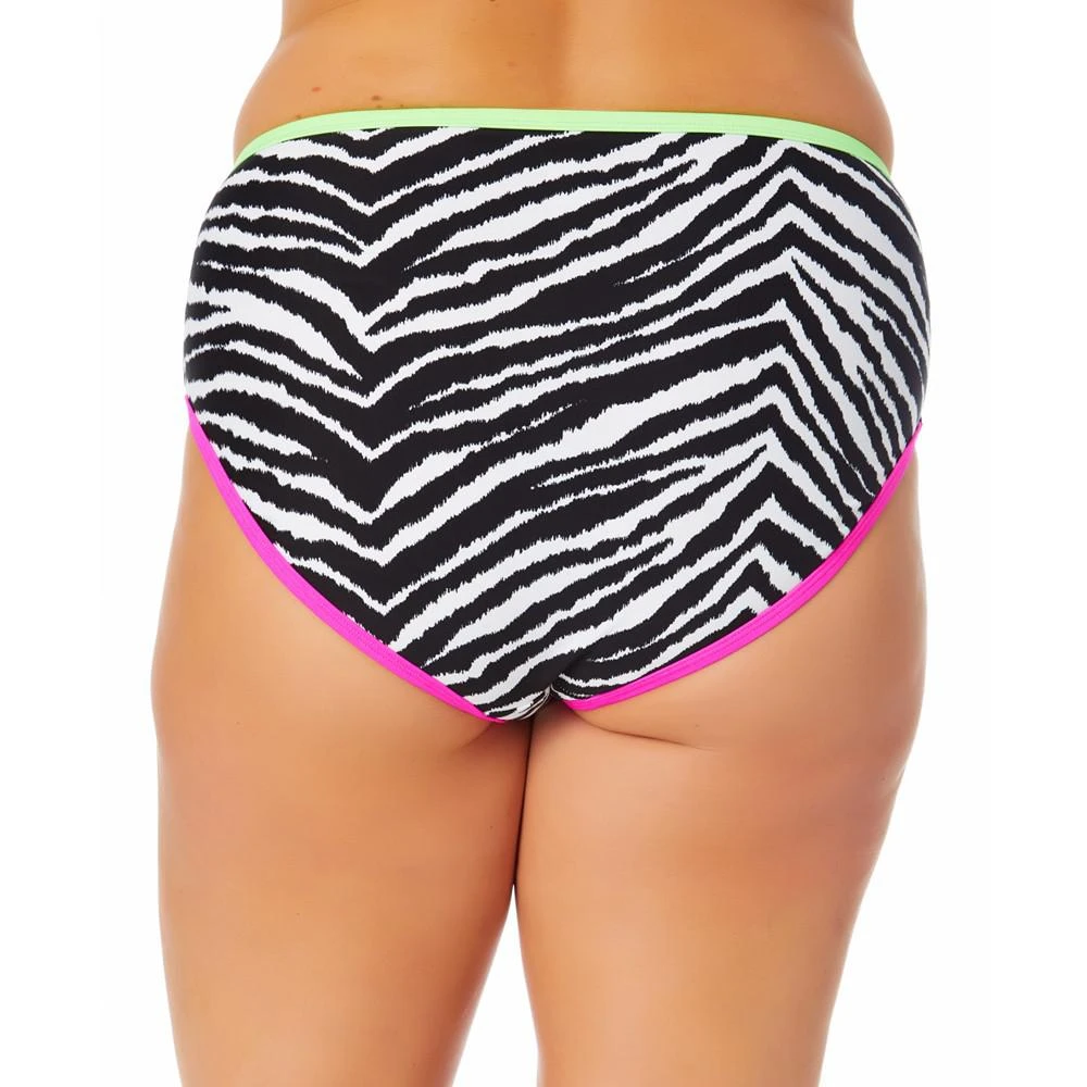 商品California Waves|Size Zebra-Print Bikini Bottoms, Created for Macy's,价格¥90,第2张图片详细描述