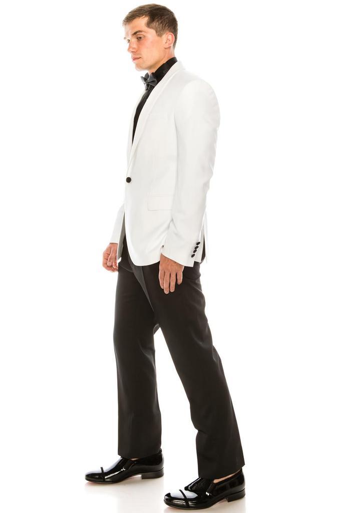 商品RON TOMSON|Shawl Lapel Tuxedo Jacket,价格¥3512,第4张图片详细描述
