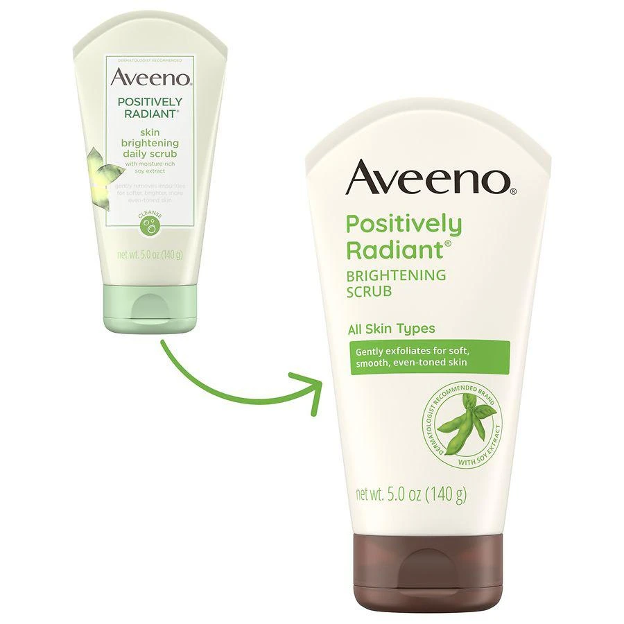 商品Aveeno|Positively Radiant Brightening & Exfoliating Face Scrub,价格¥87,第2张图片详细描述