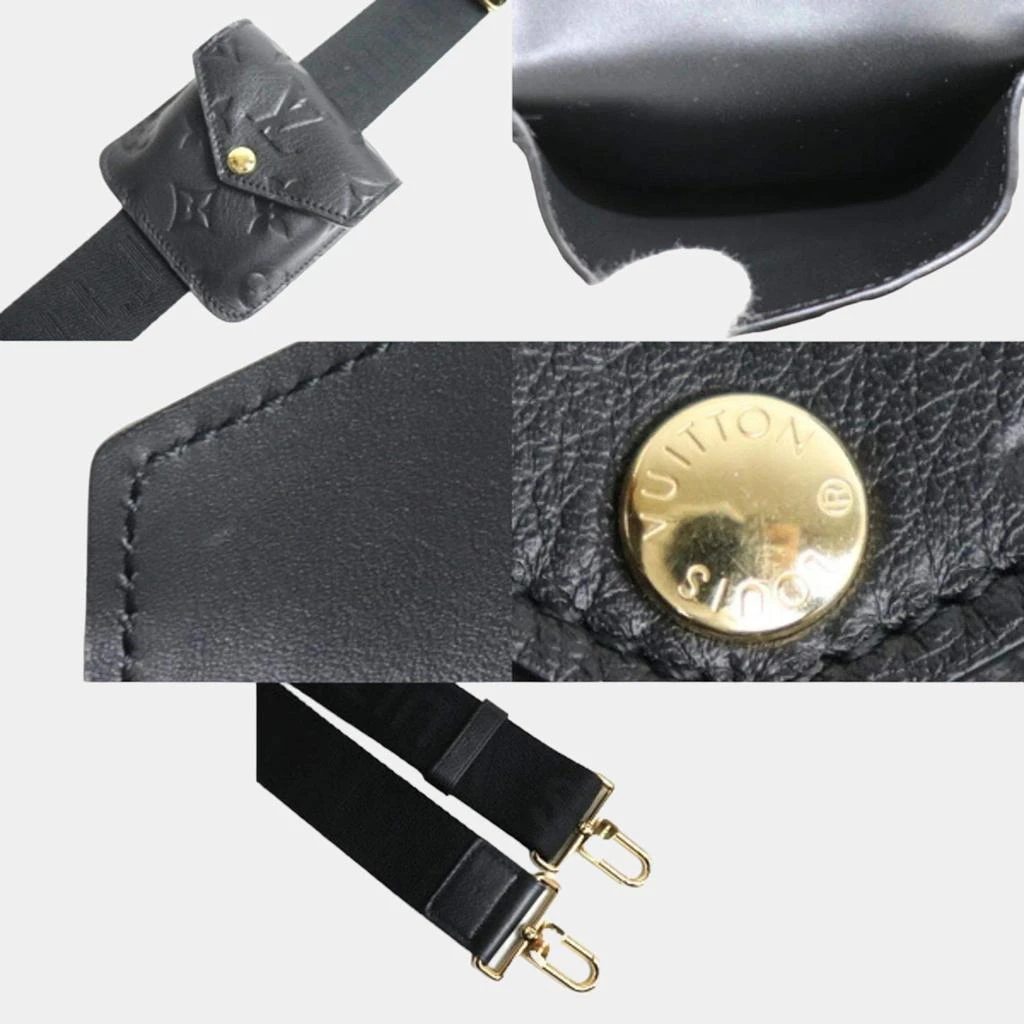 商品[二手商品] Louis Vuitton|Louis Vuitton Black Monogram Embossed Utility Crossbody Bag,价格¥20896,第4张图片详细描述