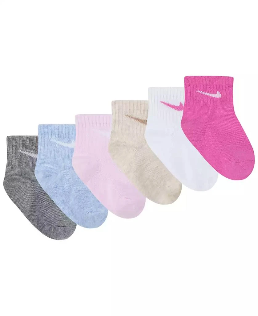 商品NIKE|Baby Boys or Baby Girls Assorted Ankle Socks, Pack of 6,价格¥69,第2张图片详细描述