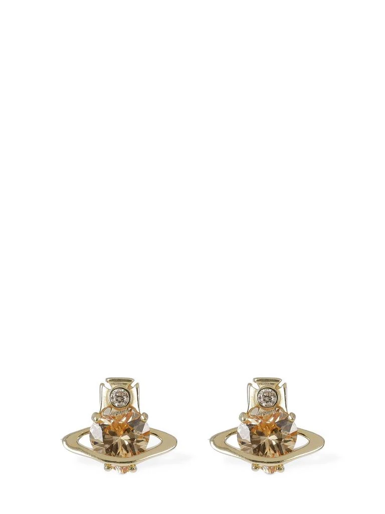 商品Vivienne Westwood|Leonor Crystal Stud Earrings,价格¥920,第1张图片