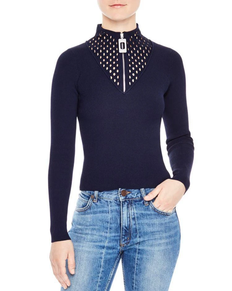 商品Sandro|Matty Zip Sweater ,价格¥1092,第1张图片
