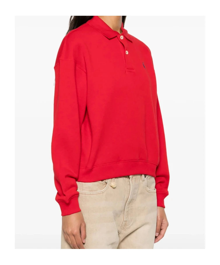 商品【商品预售7天】 Ralph Lauren|Ralph Lauren 女士POLO衫 211947966003 红色,价格¥1622,第4张图片详细描述