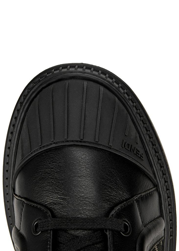 商品Fendi|Domino FF-jacquard leather biker boots,价格¥7453,第6张图片详细描述