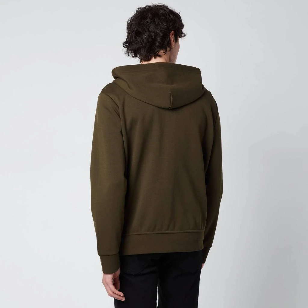 商品Ralph Lauren|Polo Ralph Lauren Men's Double Knit Zip-Through Hoodie - Green,价格¥1311,第2张图片详细描述