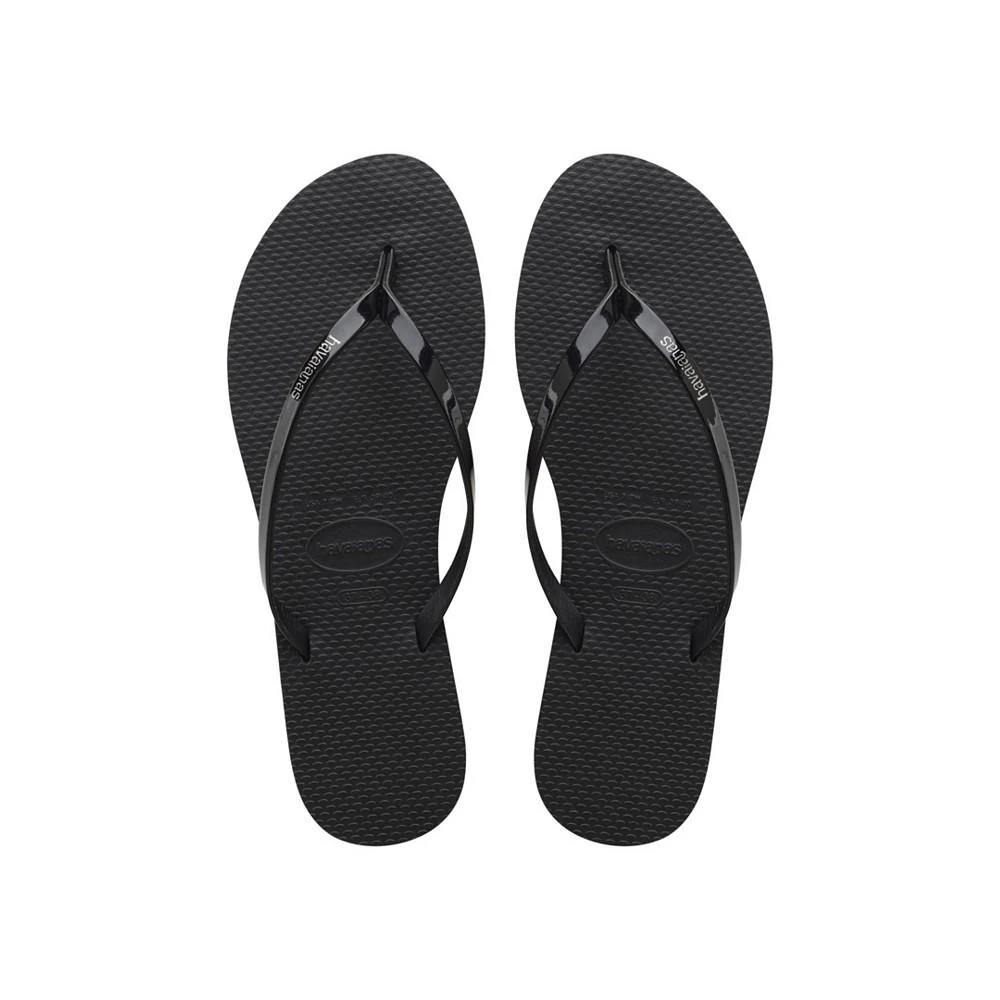 商品Havaianas|Women's You Metallic Flip Flop Sandals,价格¥317,第1张图片