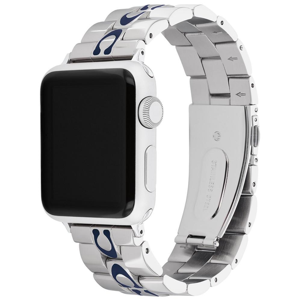 商品Coach|Stainless Steel Bracelet Apple Watch® Bracelet 38mm/40mm,价格¥642,第4张图片详细描述