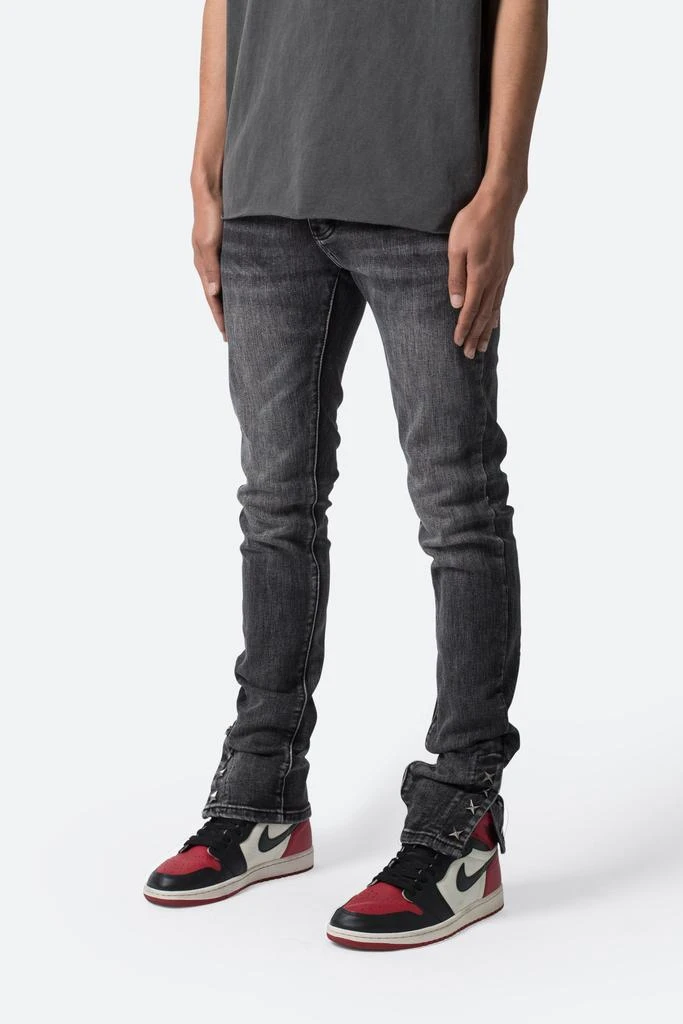 商品MNML|M588 Snap Slim Denim - Washed Black,价格¥198,第3张图片详细描述