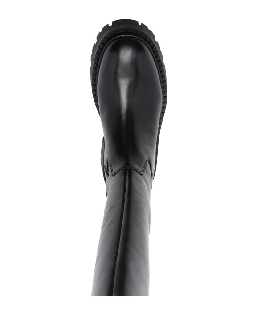 商品Ash|Ash Black Calf Leather Gold Boots,价格¥2337,第4张图片详细描述