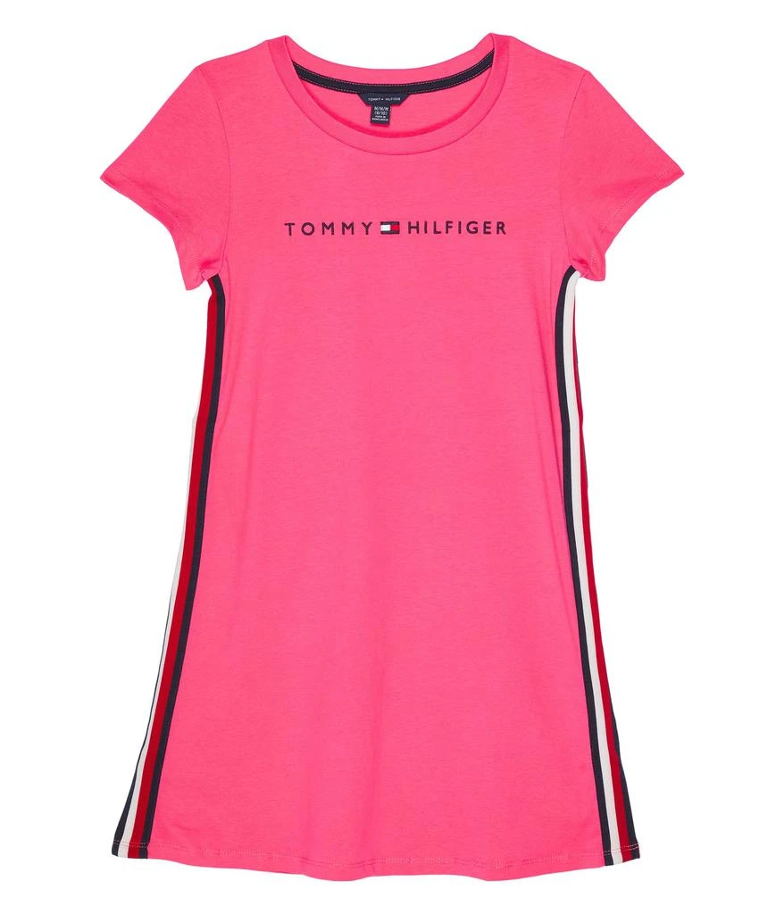 商品Tommy Hilfiger|Taping Tee Dress (Big Kids),价格¥128,第1张图片