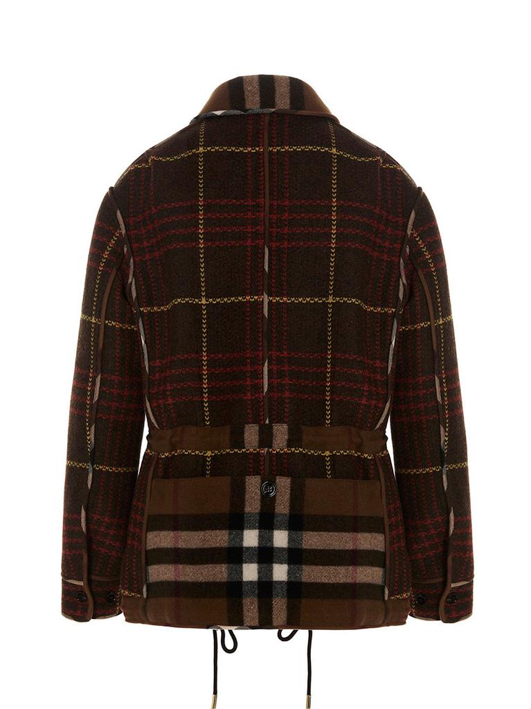 Tartan patterned field jacket商品第2张图片规格展示