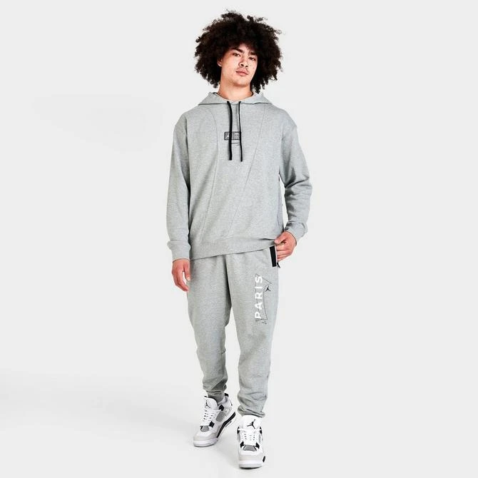 商品Jordan|Men's Jordan Paris Saint-Germain Fleece Jogger Pants,价格¥561,第2张图片详细描述