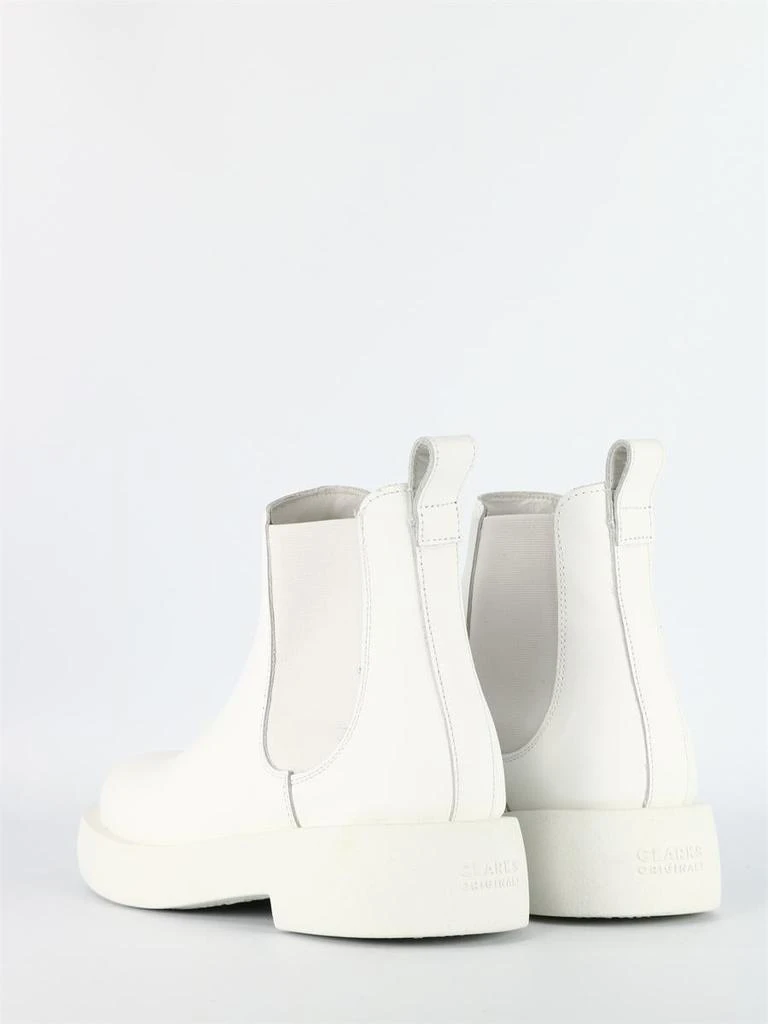 商品Clarks|Mileno Chelsea White Leather,价格¥1177,第3张图片详细描述