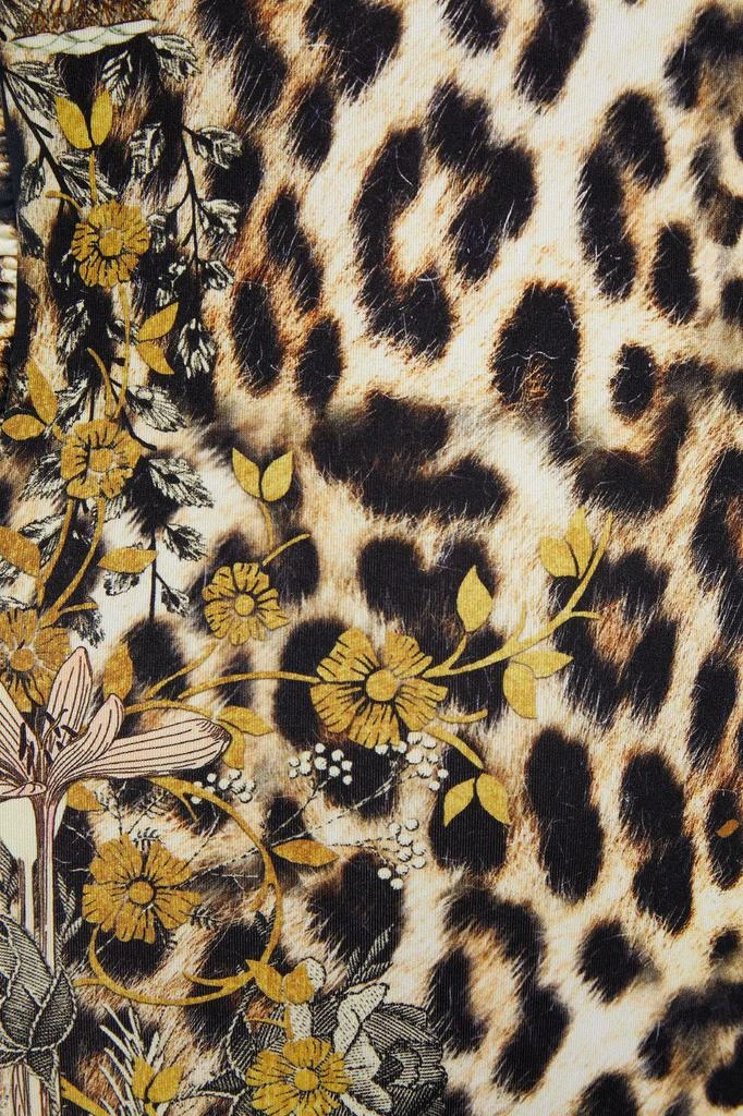 商品Camilla|Crystal-embellished ruched leopard-print swimsuit,价格¥871,第4张图片详细描述