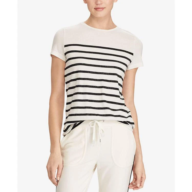 商品Ralph Lauren|Stud-Striped T-Shirt,价格¥266,第1张图片