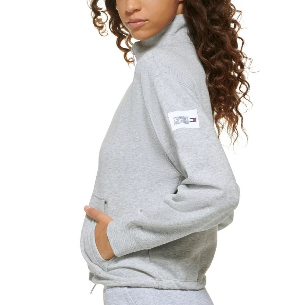 商品Tommy Hilfiger|Women's Quarter-Zip Mock-Neck Sweatshirt,价格¥224,第3张图片详细描述