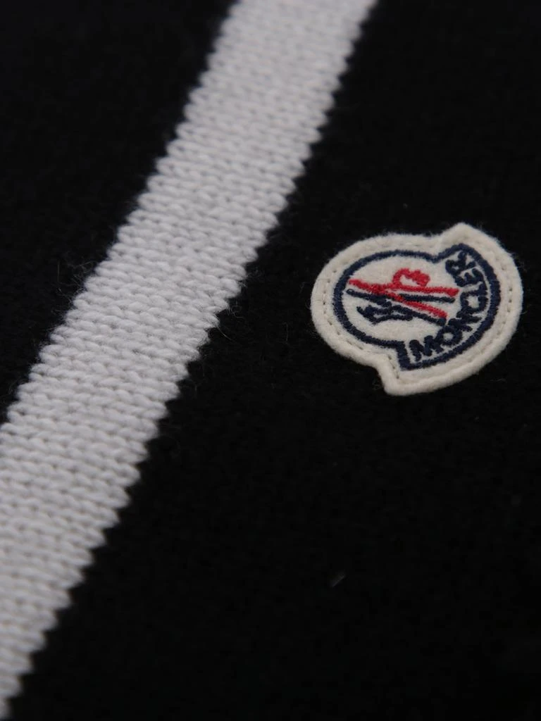 商品Moncler|Moncler Logo Patch Knitted Scarf,价格¥2646,第2张图片详细描述