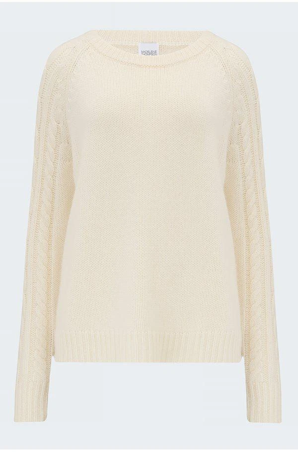 商品Madeleine Thompson|Madeleine Thompson - Geranium Jumper in Cream,价格¥1719,第1张图片