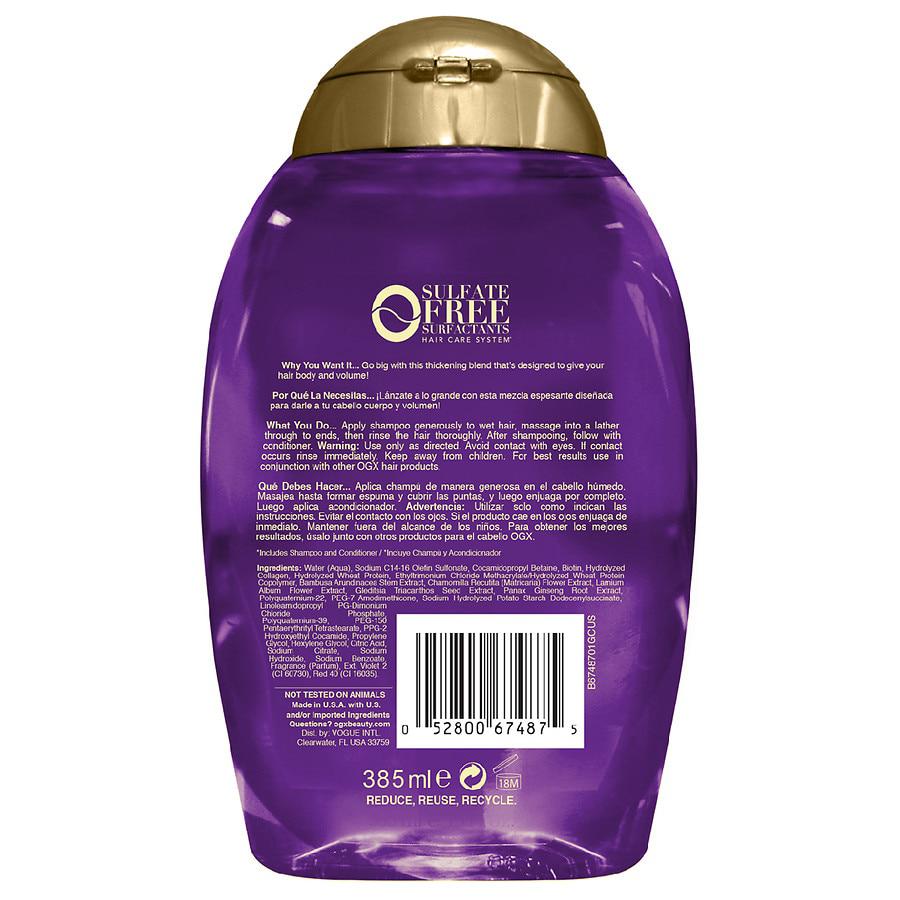 Biotin & Collagen Extra Strength Shampoo商品第2张图片规格展示