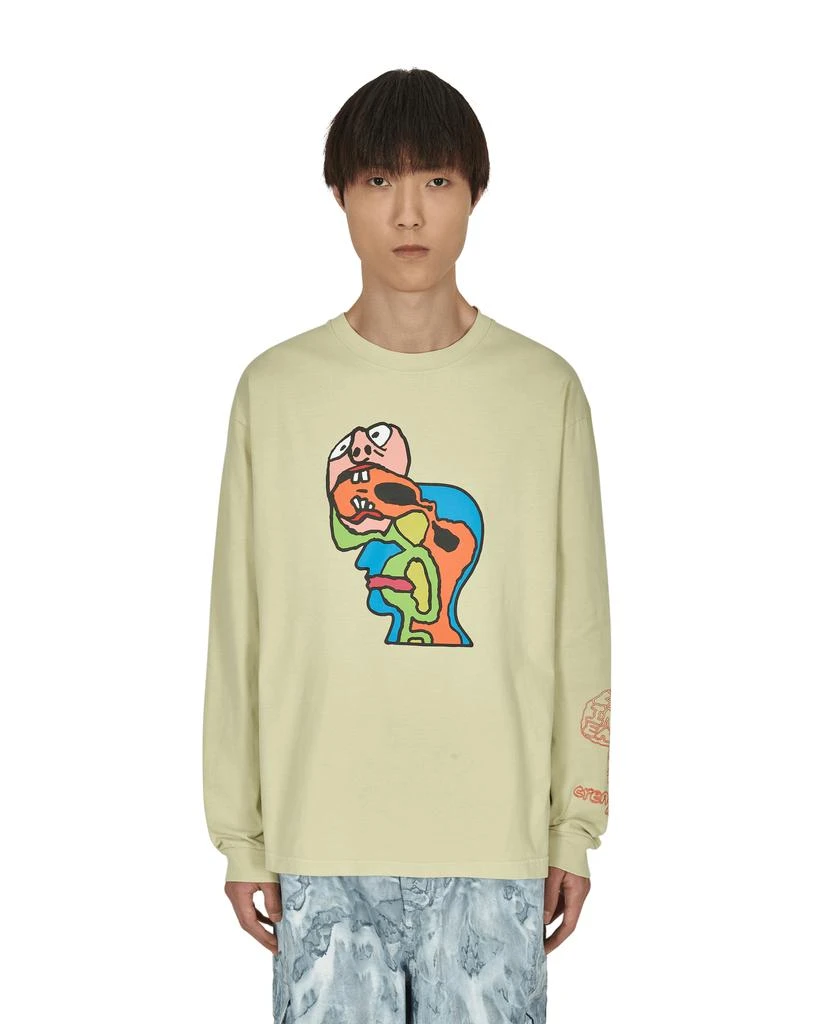 商品Brain Dead|Brain Eater Longsleeve T-Shirt Beige,价格¥283,第1张图片