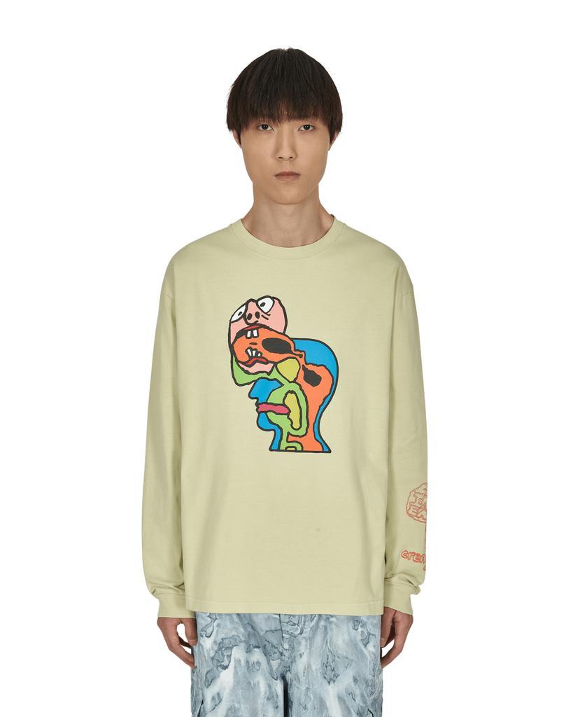 商品Brain Dead|Brain Eater Longsleeve T-Shirt Beige,价格¥335,第1张图片