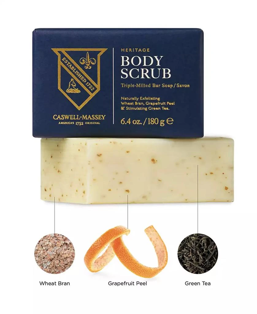 商品Caswell Massey|Heritage Body Scrub Bath Soap, 6.4 oz.,价格¥120,第2张图片详细描述