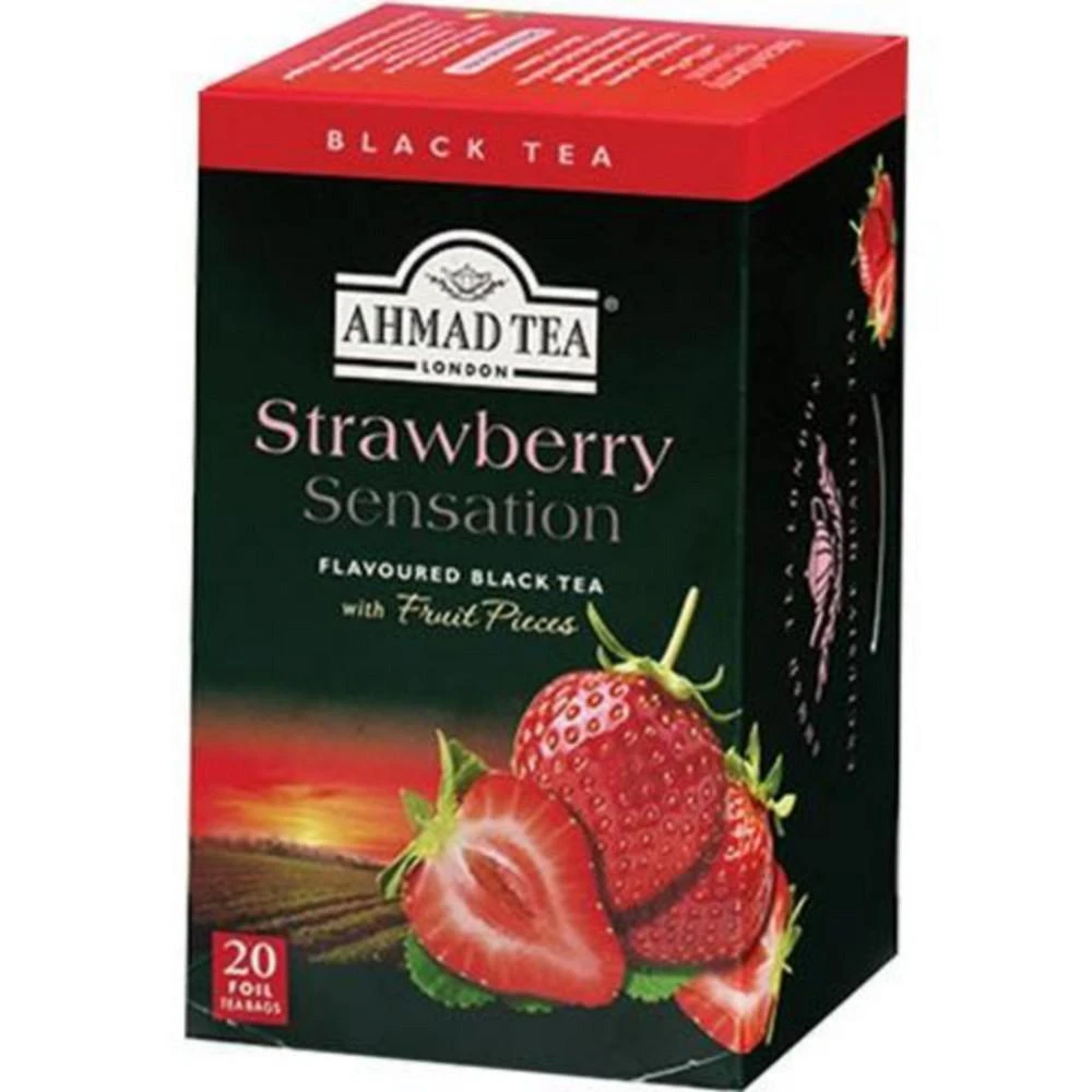 商品AhmadTea|Ahmad Tea Strawberry Sensation Black Tea (Pack of 3),价格¥159,第1张图片