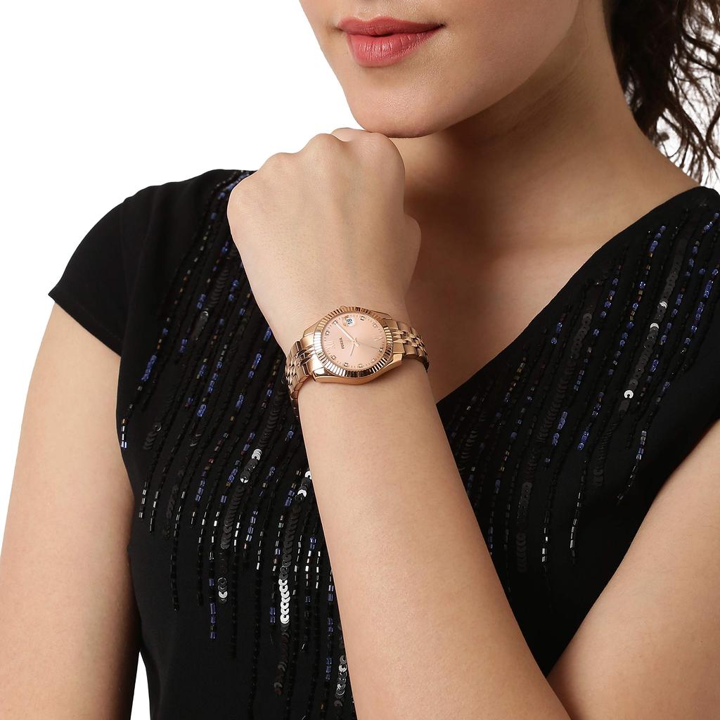 Fossil Women's Scarlette Stainless Steel Quartz Watch商品第6张图片规格展示