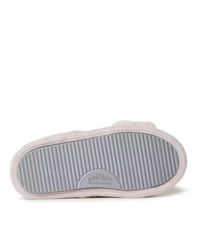 Women's Jessica Furry Cross Band Slide Slippers 商品