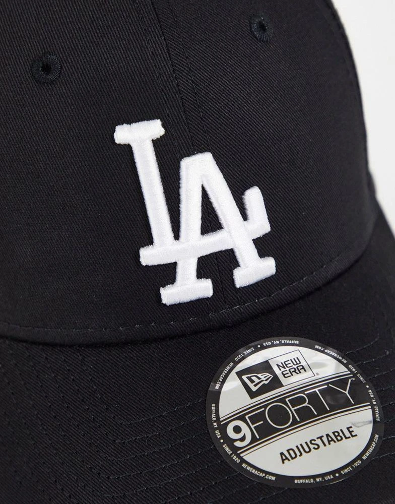 商品New Era|New Era LA Dodgers 9forty cap in black,价格¥222,第2张图片详细描述