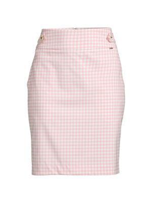 商品DKNY|Gingham Pencil Skirt,价格¥262,第5张图片详细描述
