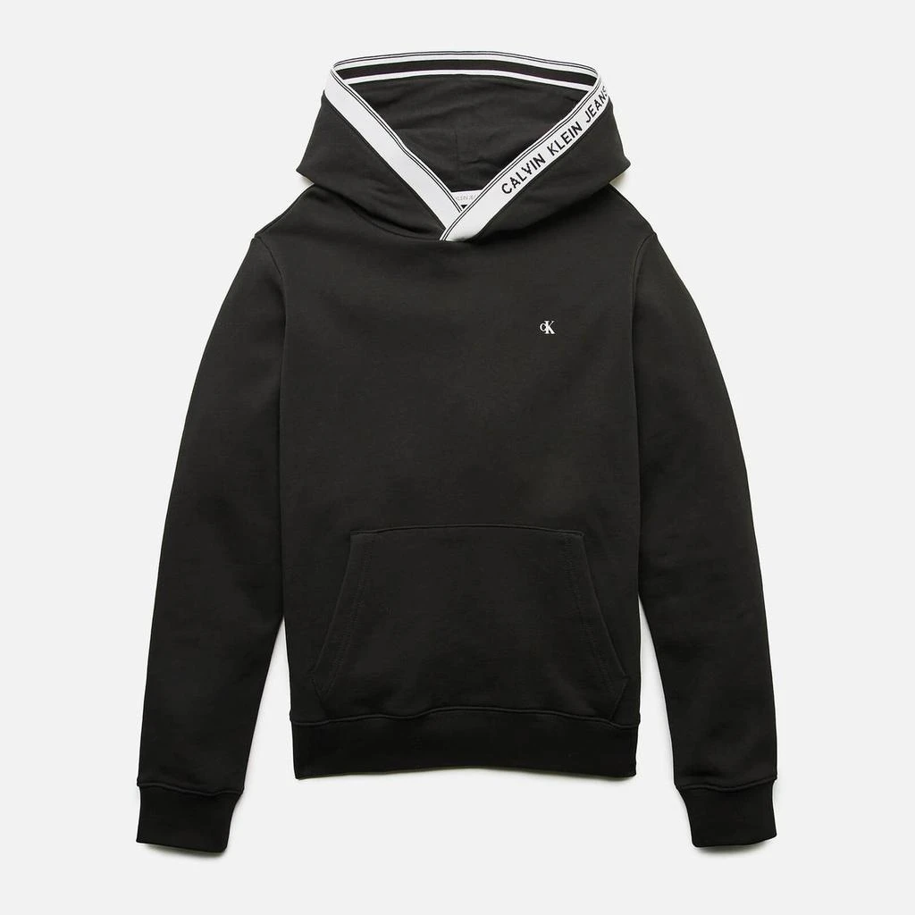 商品Calvin Klein|Calvin Klein Boy's Intarsia Hoodie - CK Black,价格¥334,第1张图片