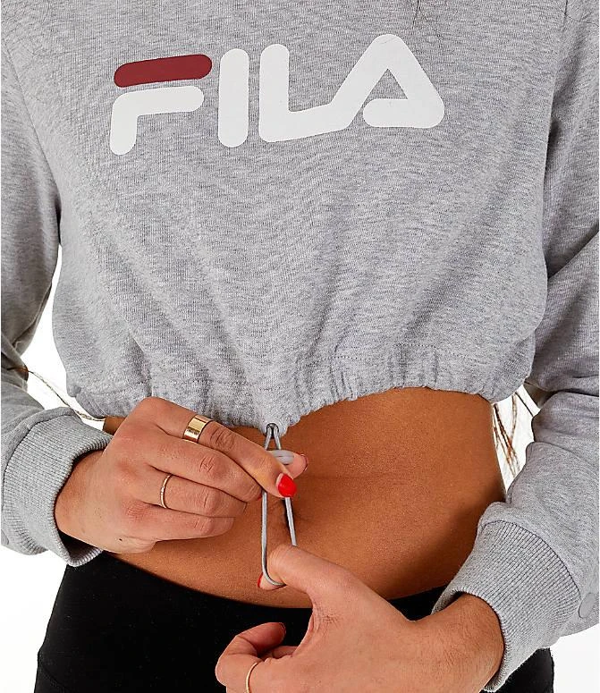 商品Fila|Women's Fila Charlotte Cropped Crew Sweatshirt,价格¥149,第2张图片详细描述