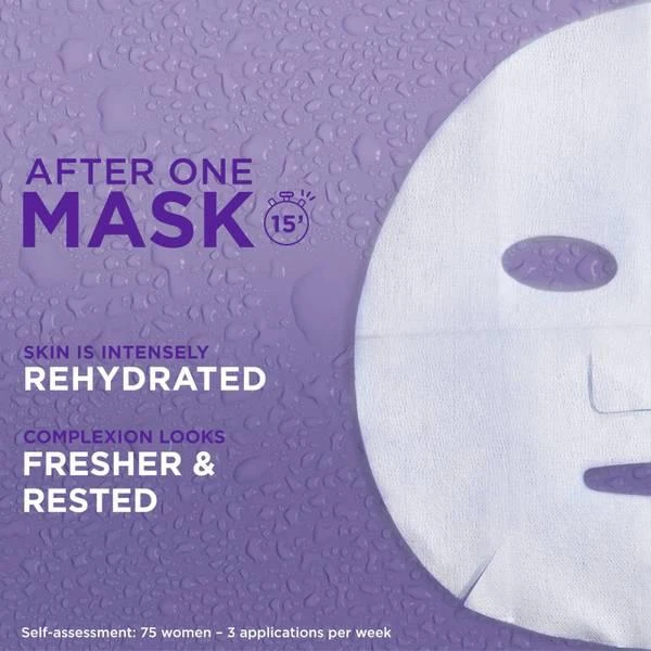 商品Garnier|Garnier Moisture Bomb Lavender Hydrating Face Sheet Mask for Fatigued Skin 32g,价格¥36,第2张图片详细描述