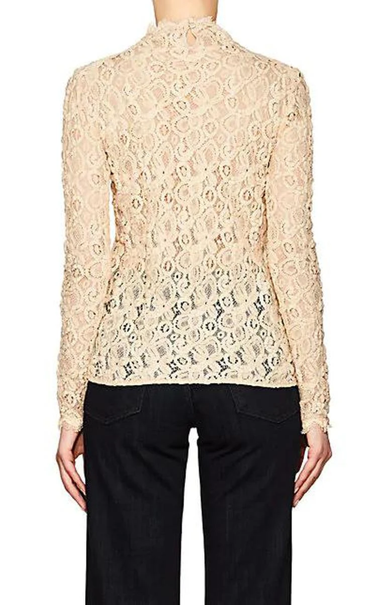 商品Helmut Lang|Cotton-Blend Lace Top,价格¥538,第2张图片详细描述