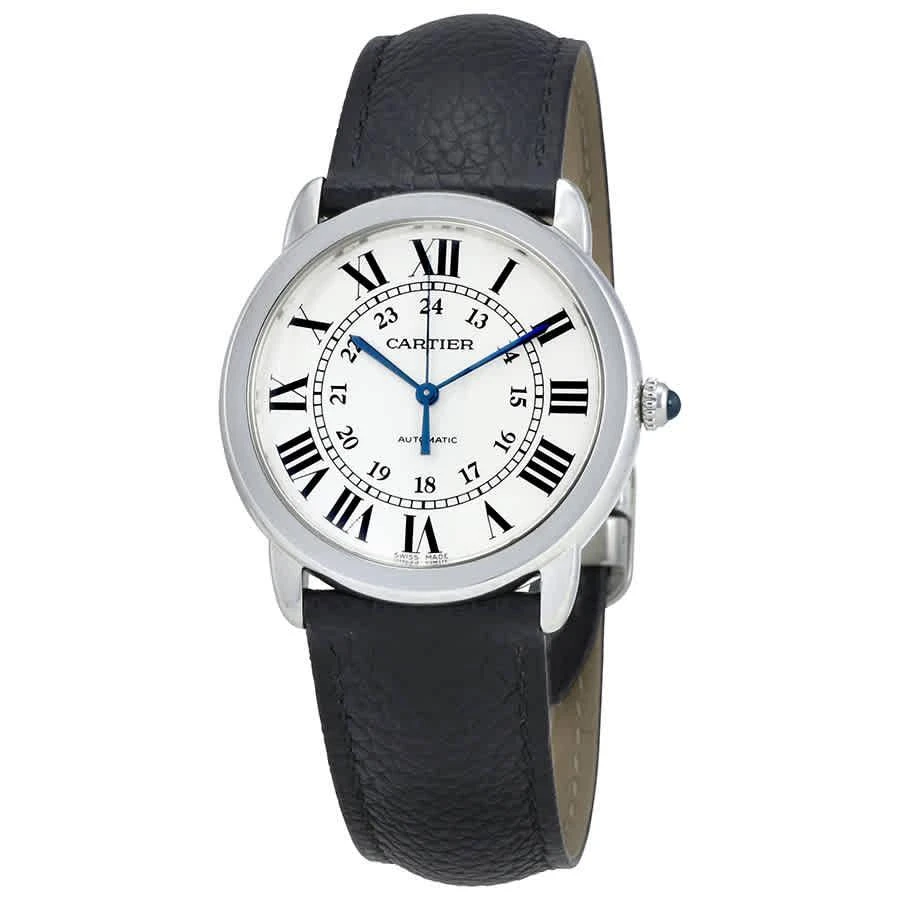 商品Cartier|Ronde Solo Automatic Silver Opaline Dial Ladies Watch WSRN0021,价格¥28512,第1张图片
